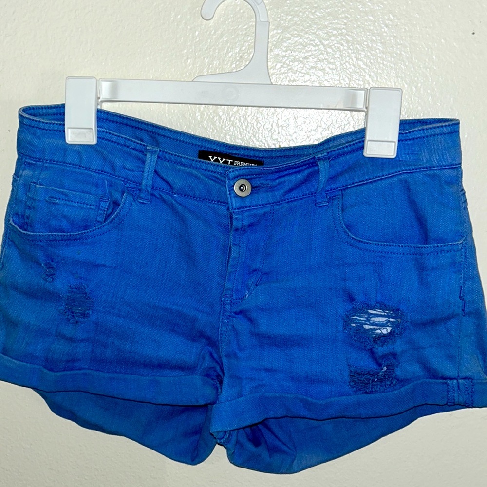 Forever 21 royal blue denim shorts